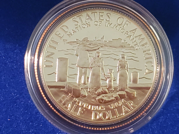 1986 Illis iland Liberty proof dollar & half U.S. set