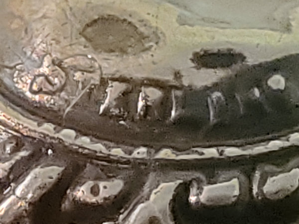 3" cut crystal, sterling topped perfune bottle