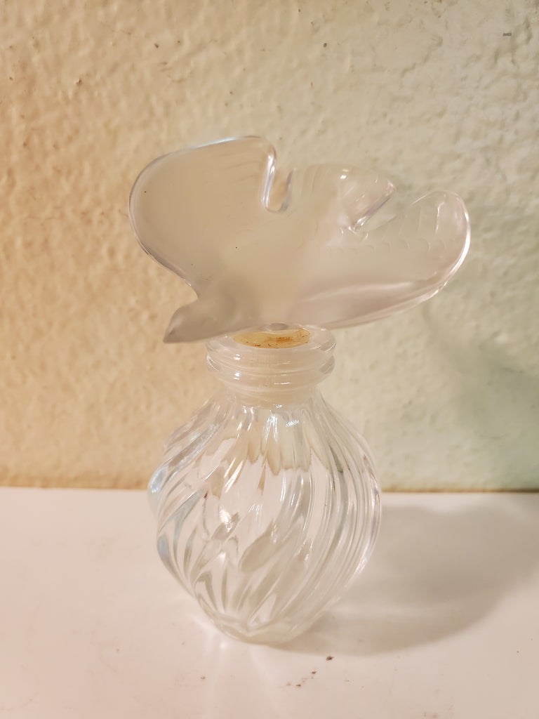 Nina Ricci frosted Dove Lalique perfume scent bottle