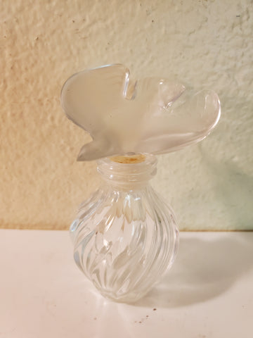 Nina Ricci frosted Dove Lalique perfume scent bottle