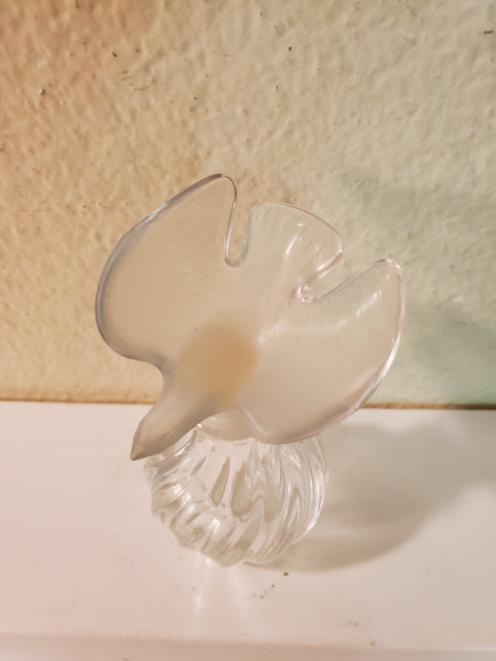 Nina Ricci frosted Dove Lalique perfume scent bottle