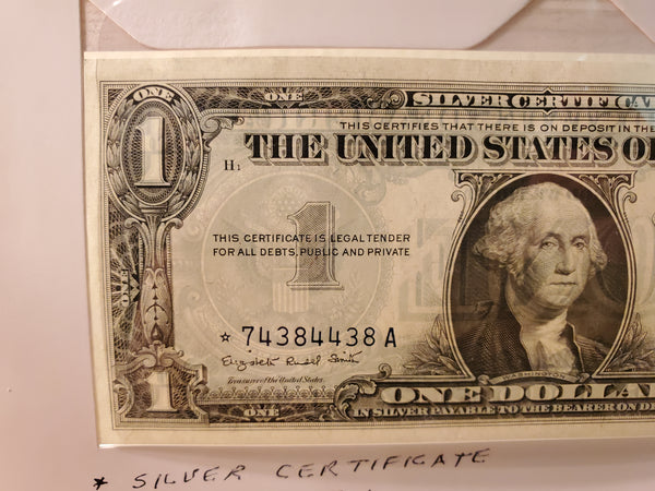 1957-A U.S. one dollar Star Silver Certificate FR-1411D