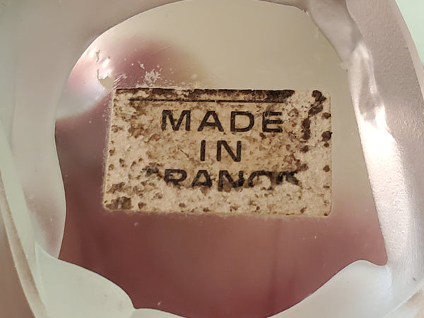 Lalique Sparrow Coquet Moineaux, signed bird opaque