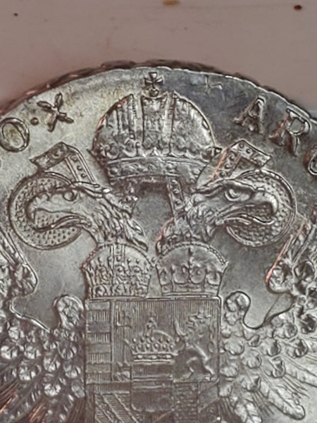 1780 Maria Teresa Thaler silver coin Austria .833
