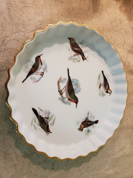 Louis Lourioux Le France 10" birds quiche baking dish