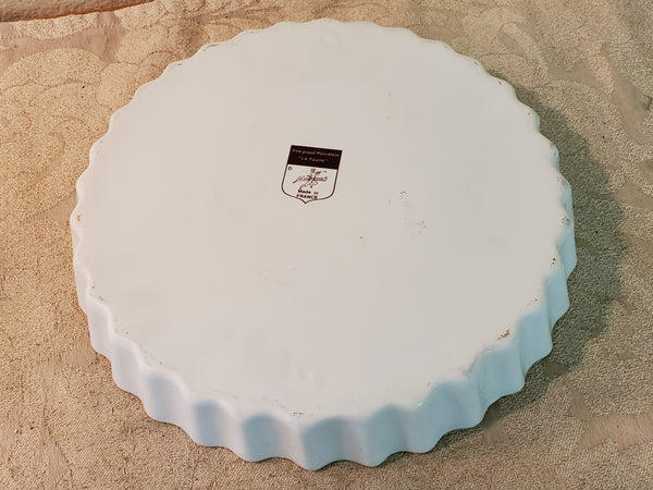 Louis Lourioux Le France 10" birds quiche baking dish