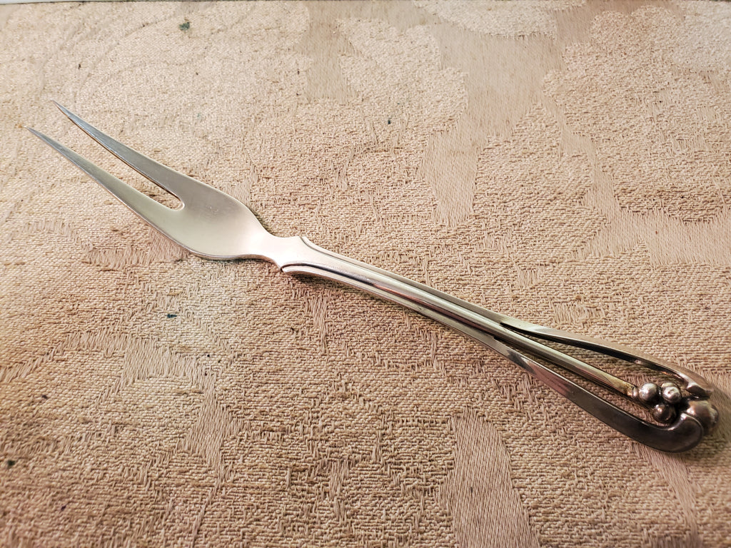 Cohr sterling silver Pickle fork, modernist Danish