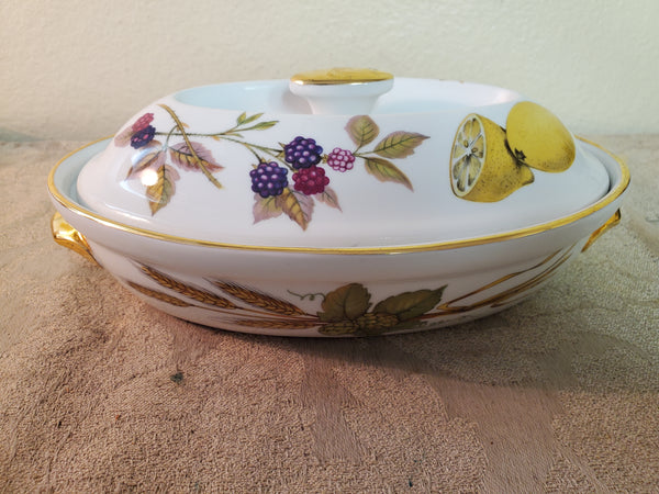 Royal Worcester Evesham cassarole shape 2 size 3