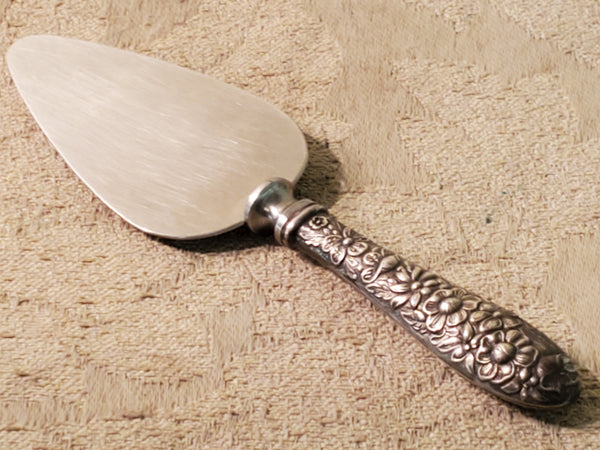 MANCHESTER Sterling cheese server Southern Rose