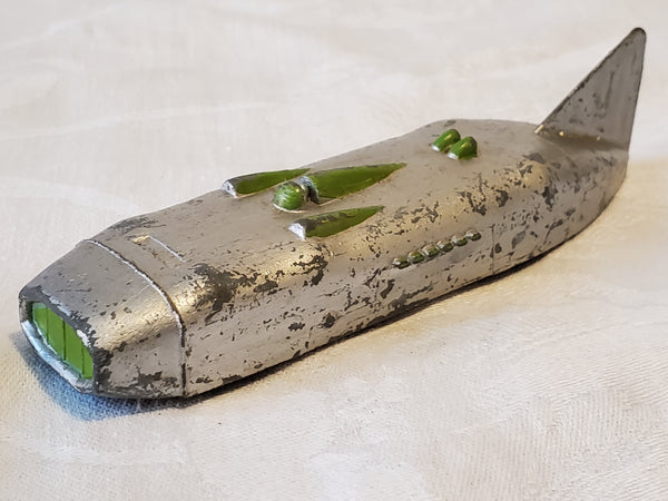 Dinky Toys Thunderbolt, silver, diecast 23s