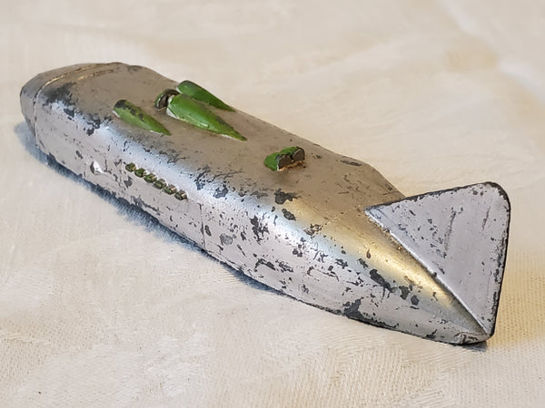 Dinky Toys Thunderbolt, silver, diecast 23s