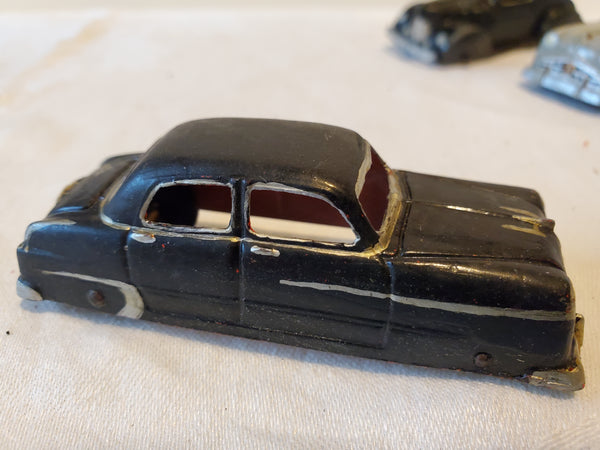 Lot of 5 Tootsietoy cars, #239, 2, olds, woody, chev.