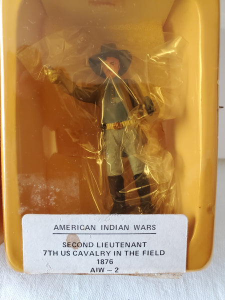 Reeves International set of 4 Indian Wars lead figures, AIW-1,2,3,4