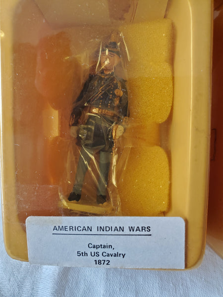 Reeves International set of 4 Indian Wars lead figures, AIW-1,2,3,4