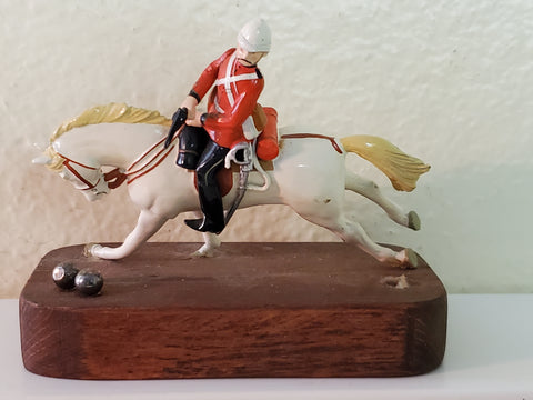 Britians mounted 24th foot, Zulu Wars on wood base