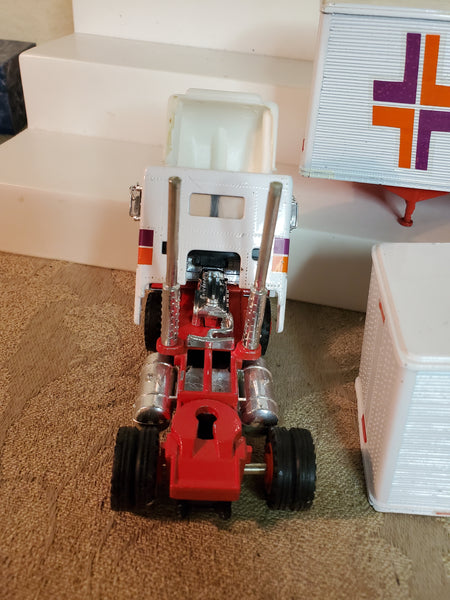 Tonkin Fruehalf Tractor & 2 Trailers MC-190