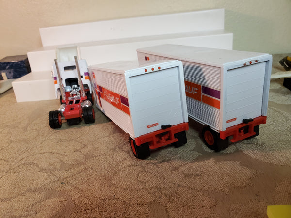 Tonkin Fruehalf Tractor & 2 Trailers MC-190