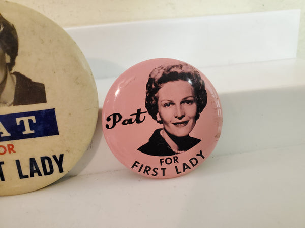 4 Pat Nixon for First Lady buttons
