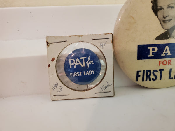 4 Pat Nixon for First Lady buttons