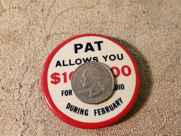 4 Pat Nixon for First Lady buttons