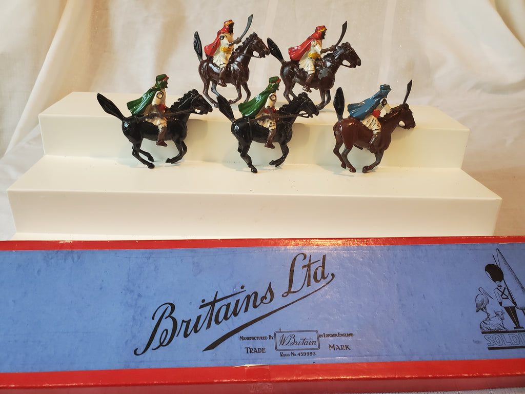 Britains Arabs of the Desert, mounted set of 5, boxed