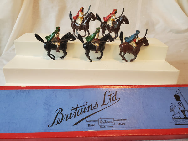 Britains Arabs of the Desert, mounted set of 5, boxed