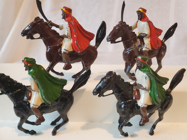 Britains Arabs of the Desert, mounted set of 5, boxed