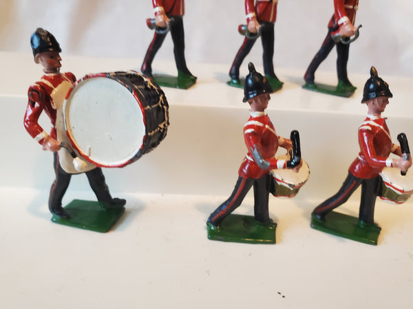 Britains Drums & Bugles of the line set of 6 British