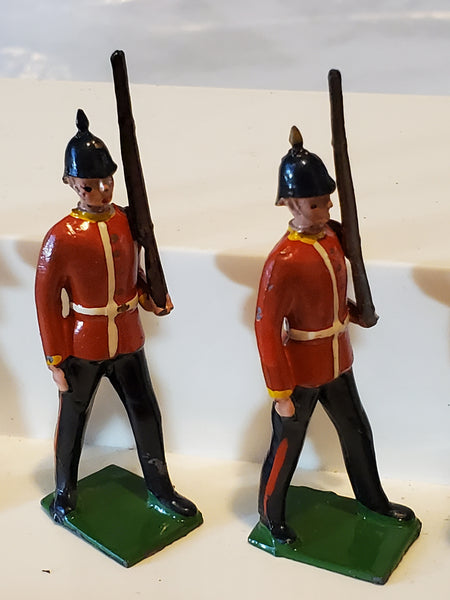 Britains Middlesex Regiment 7 pcs set, box pre-war