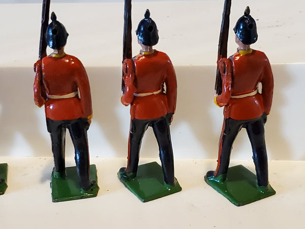 Britains Middlesex Regiment 7 pcs set, box pre-war