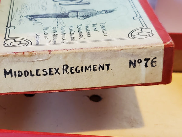 Britains Middlesex Regiment 7 pcs set, box pre-war