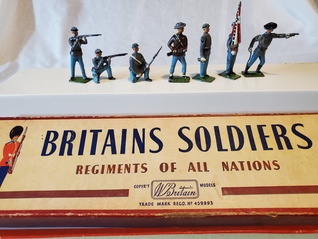 Britains Confederate Infantry, Civil War 1862, boxed #2060