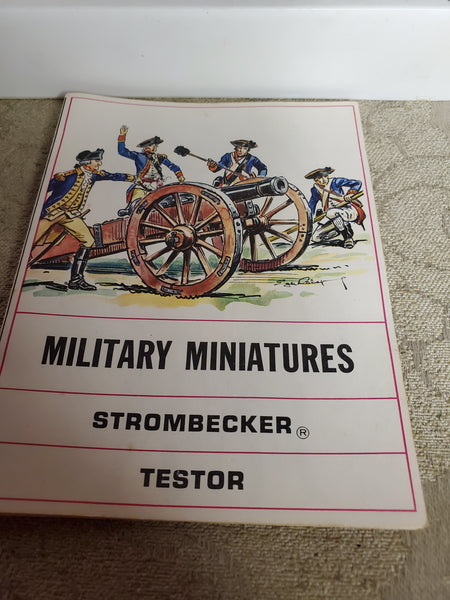 Strombrecker officers meeting Battle of Leige 54mm unpainted lead