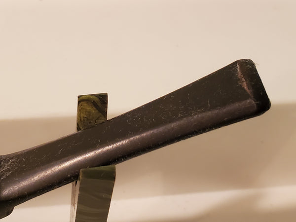 Major Black Estate smoking pipe, France, sterling band