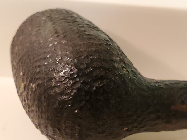 Major Black Estate smoking pipe, France, sterling band