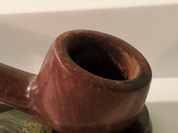Town Hall London estate smoking pipe with sterling band