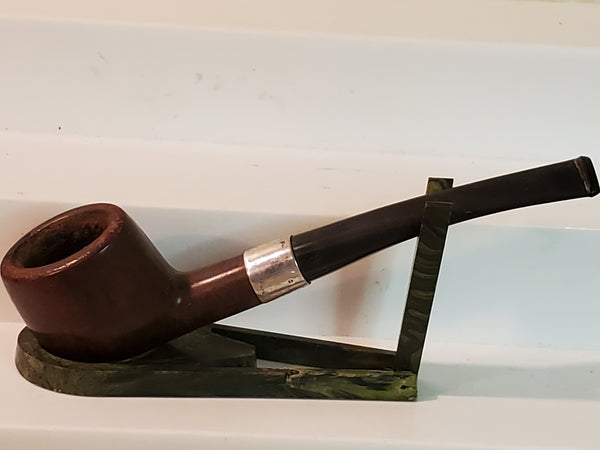 Town Hall London estate smoking pipe with sterling band