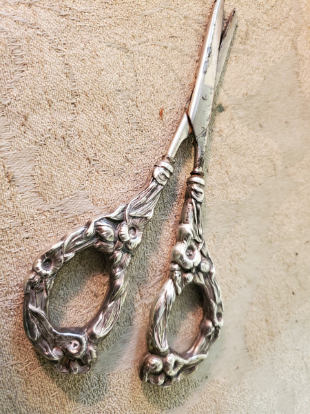 Sterling Silver Grape Scissors Germany