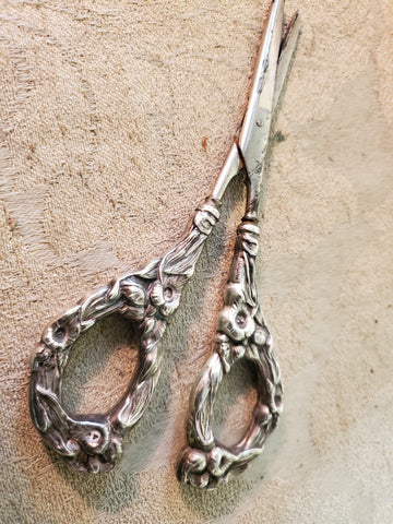 Sterling Silver Grape Scissors Germany