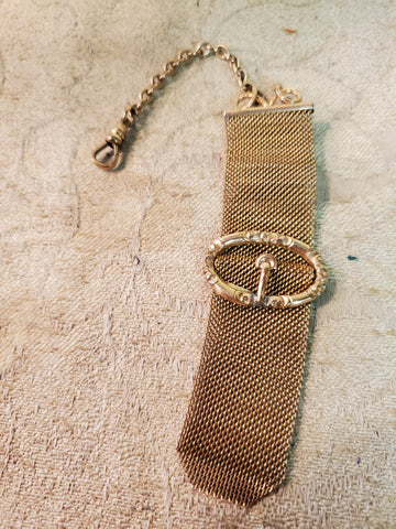 Victorian Gold filled vest pocket watch fob