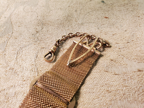 Victorian Gold filled vest pocket watch fob