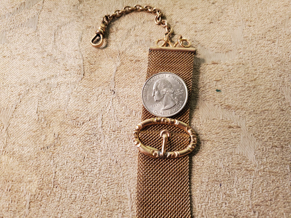 Victorian Gold filled vest pocket watch fob