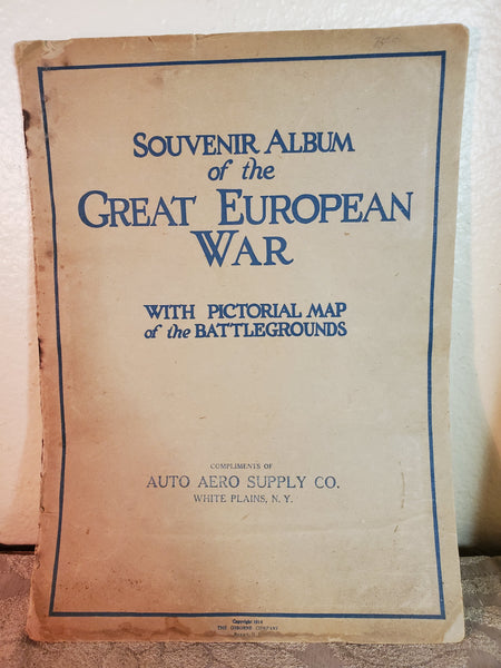 Souvenir Album of Great European War, original!! 1914