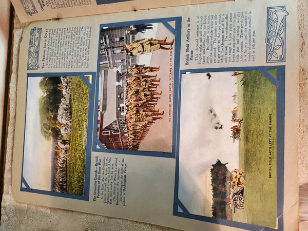 Souvenir Album of Great European War, original!! 1914
