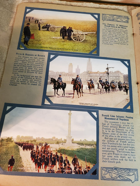 Souvenir Album of Great European War, original!! 1914