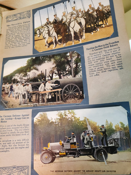 Souvenir Album of Great European War, original!! 1914