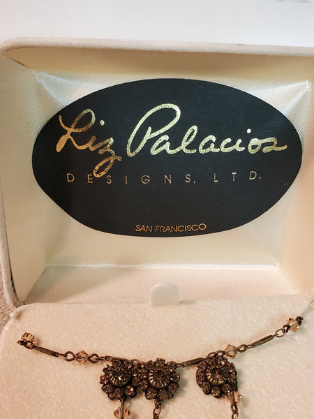 Liz Palacios necklace & earring boxed srt