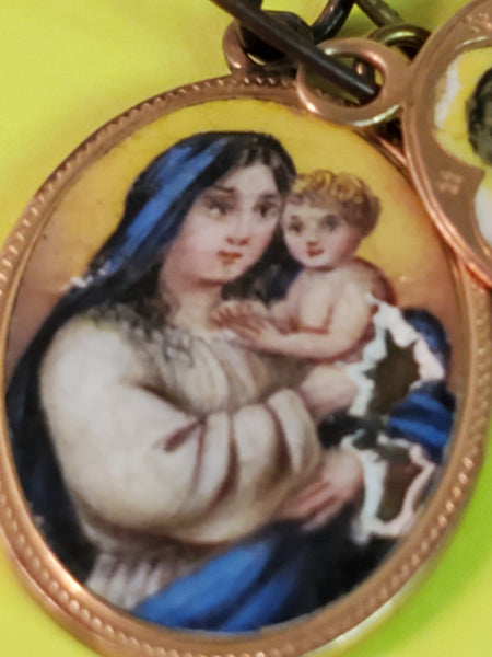 Apostleship Prayer Sacred heart of Jesus Medal Pin