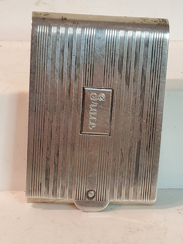 Napier sterling silver vesta Match Safe