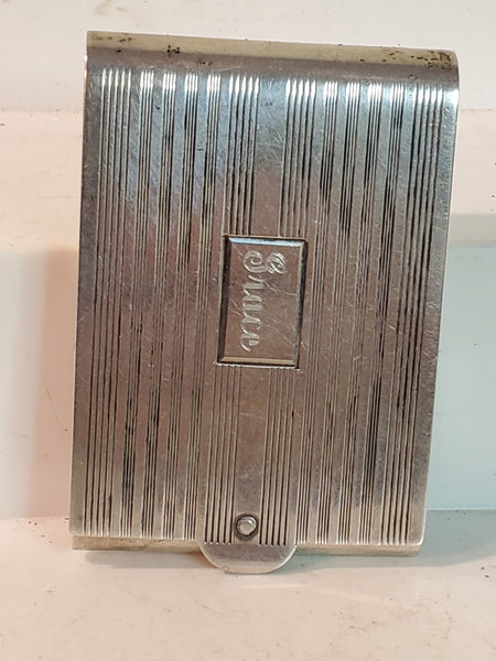 Napier sterling silver vesta Match Safe